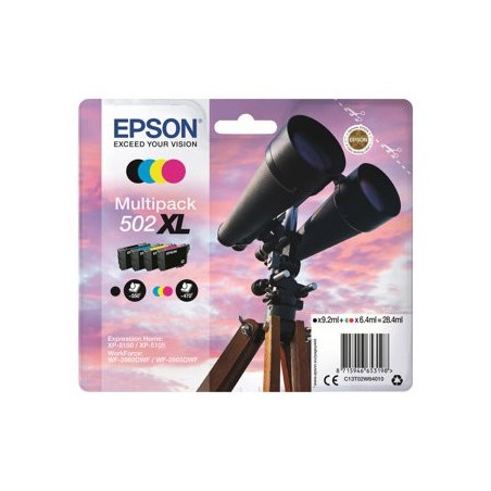 EPSON C13T02W64010 Tusz Epson CMY 6,4 ml Black 9,2 ml XP-5100 EPSON C13T02W64010 Tusz Epson CMY 6,4 ml Black 9,2 ml XP-5100