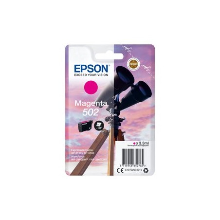 EPSON Singlepack Magenta 502 Ink SEC EPSON Singlepack Magenta 502 Ink SEC