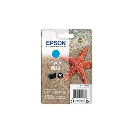 EPSON C13T03U24010 Tusz Epson C13T03U24010 Cyan 2,4 ml EPSON C13T03U24010 Tusz Epson C13T03U24010 Cyan 2,4 ml