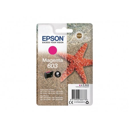 EPSON C13T03U34010 Tusz Epson C13T03U34010 Magenta 2,4 ml EPSON C13T03U34010 Tusz Epson C13T03U34010 Magenta 2,4 ml