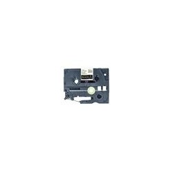 BROTHER P-Touch 12mm black/gold ribbon tape BROTHER P-Touch 12mm black/gold ribbon tape