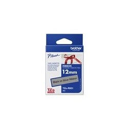 BROTHER P-Touch 12mm light grey/gold ribbon tape BROTHER P-Touch 12mm light grey/gold ribbon tape