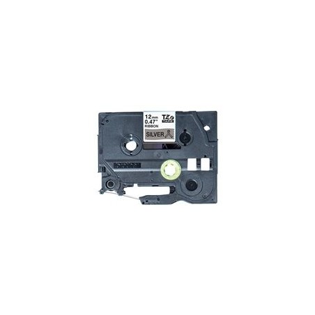 BROTHER P-Touch 12mm light grey/gold ribbon tape BROTHER P-Touch 12mm light grey/gold ribbon tape
