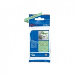 BROTHER P-Touch 12mm mint green/gold ribbon tape BROTHER P-Touch 12mm mint green/gold ribbon tape