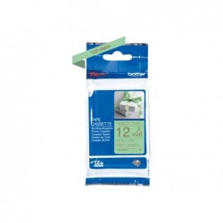 BROTHER P-Touch 12mm mint green/gold ribbon tape BROTHER P-Touch 12mm mint green/gold ribbon tape
