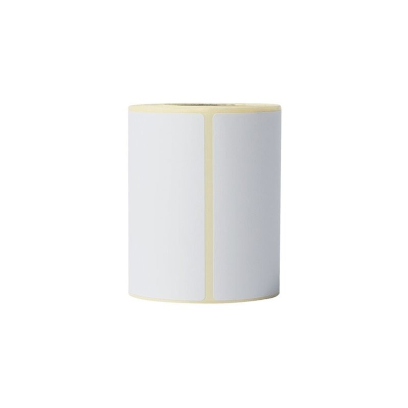 BROTHER Direct thermal label roll 76X44mm 400 labels/roll 8 rolls/carton