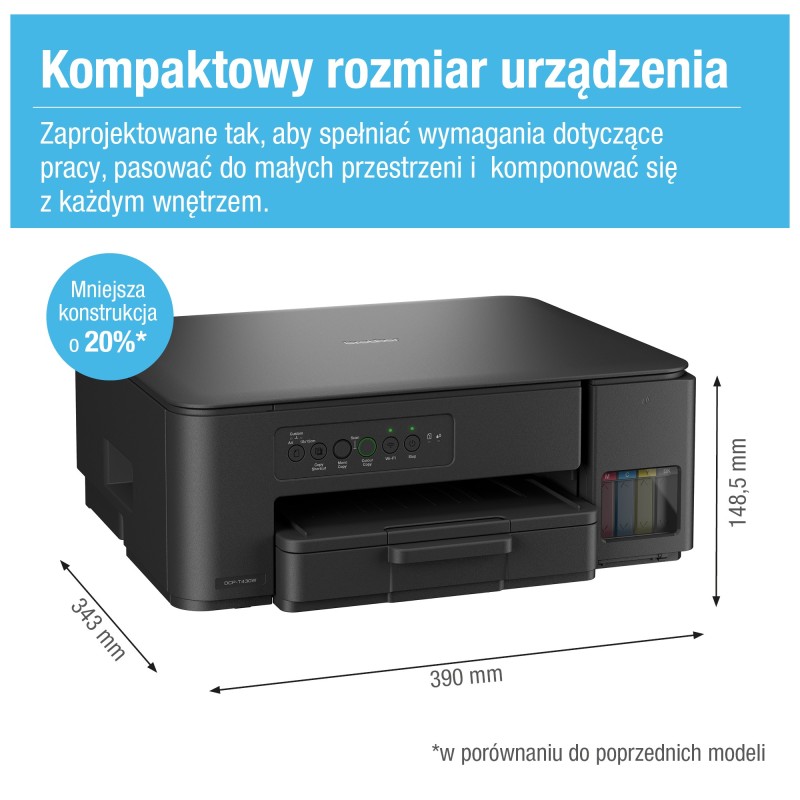 Brother DCP-T430W - Urządzenie Wielofunkcyjne WiFi | Drukarki.pl Brother DCP-T430W - Urządzenie Wielofunkcyjne WiFi | Drukarki.pl