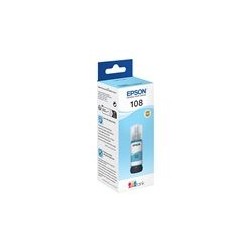EPSON 108 EcoTank Light Cyan Ink Bottle EPSON 108 EcoTank Light Cyan Ink Bottle