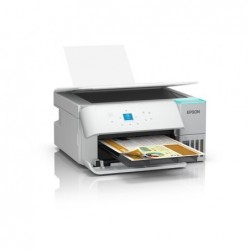 EPSON EcoTank L4366 MFP White 33/20ppm A4 Wi-Fi Duplex All-in-One Ink Tank Print Scan Copy