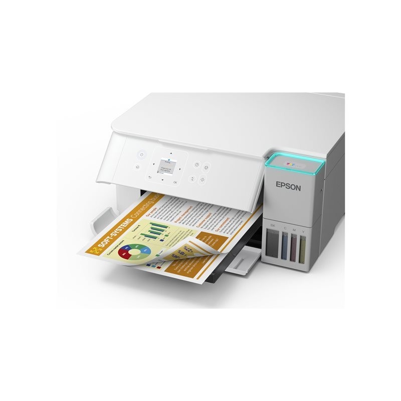 EPSON EcoTank L4366 MFP White 33/20ppm A4 Wi-Fi Duplex All-in-One Ink Tank Print Scan Copy EPSON EcoTank L4366 MFP White 33/20ppm A4 Wi-Fi Duplex All-in-One Ink Tank Print Scan Copy