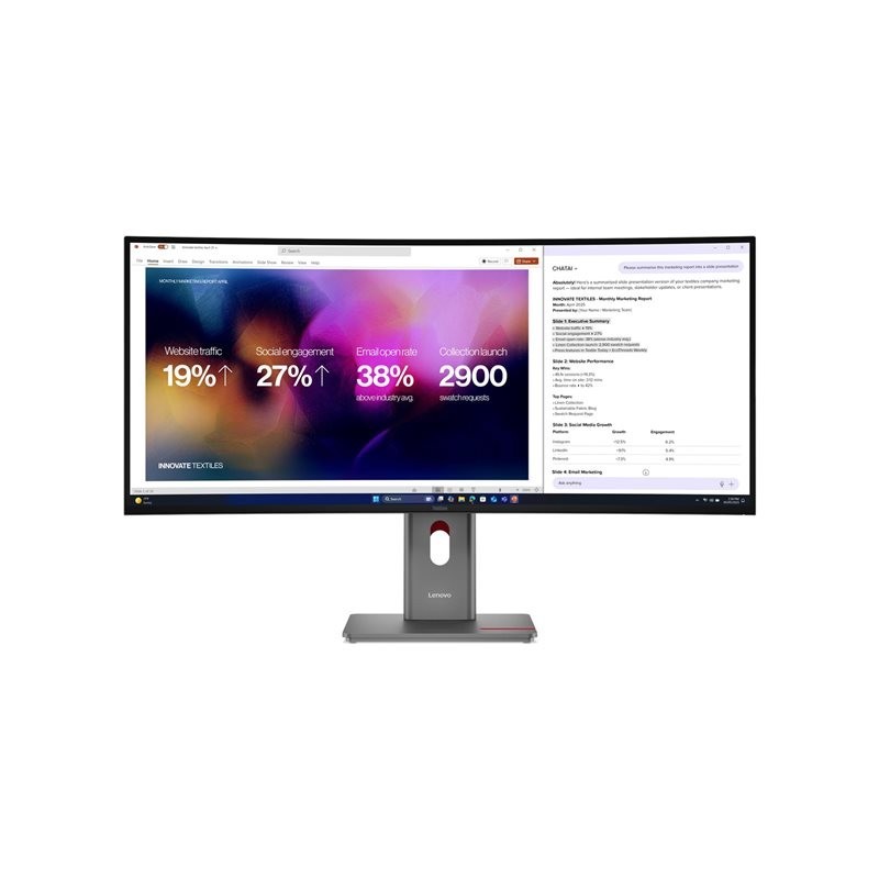 LENOVO ThinkVision P40WD-40 40inch ECO-IPS 5120 x 2160 21:9 120Hz 300cd/m2 8ms HDMI DP LENOVO ThinkVision P40WD-40 40inch ECO-IPS 5120 x 2160 21:9 120Hz 300cd/m2 8ms HDMI DP