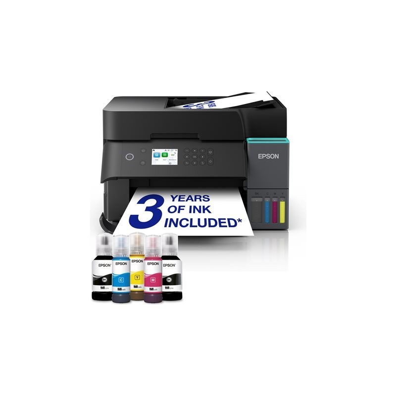 EPSON EcoTank L6370 MFP Black 35/23ppm A4 Wi-fi Duplex All-In-One Ink Tank Print Scan Copy EPSON EcoTank L6370 MFP Black 35/23ppm A4 Wi-fi Duplex All-In-One Ink Tank Print Scan Copy