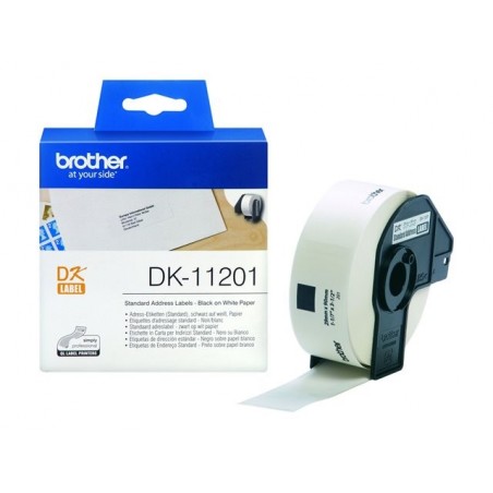 BROTHER DK11201 Taśma Brother STANDARD ADDRESS LABEL 29MM X 90MM X 400 BROTHER DK11201 Taśma Brother STANDARD ADDRESS LABEL 29MM X 90MM X 400