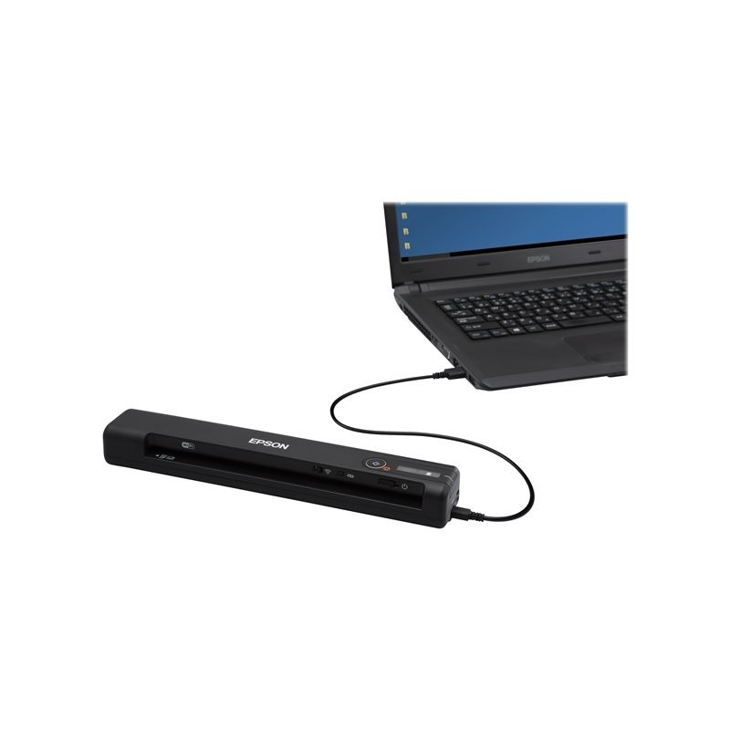 EPSON WorkForce ES-60W Sheetfed scanner Contact Image Sensor CIS A4 600x600dpi 300scans/d USB 2.0 Wi-Fi EPSON WorkForce ES-60W Sheetfed scanner Contact Image Sensor CIS A4 600x600dpi 300scans/d USB 2.0 Wi-Fi