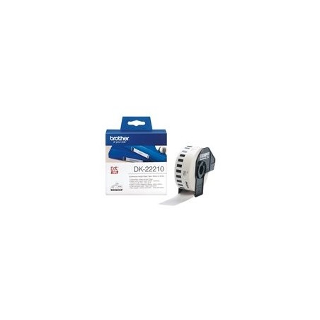BROTHER DK22210 Tape Brother 29mm white QL-500A/QL-650TD/QL-1050/QL-1060N BROTHER DK22210 Tape Brother 29mm white QL-500A/QL-650TD/QL-1050/QL-1060N