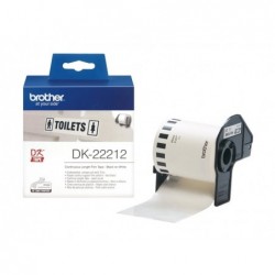 BROTHER DK22212 Taśma Brother Film White Film tape 62mm BROTHER DK22212 Taśma Brother Film White Film tape 62mm