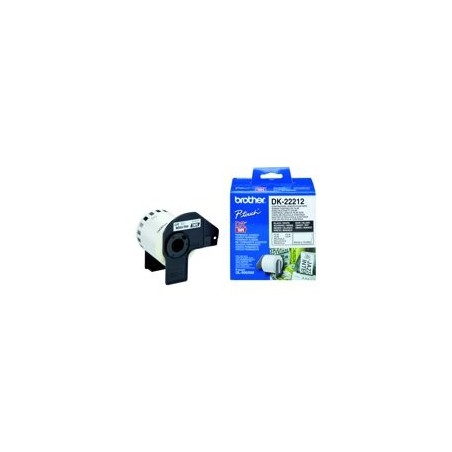BROTHER DK22212 Taśma Brother Film White Film tape 62mm BROTHER DK22212 Taśma Brother Film White Film tape 62mm