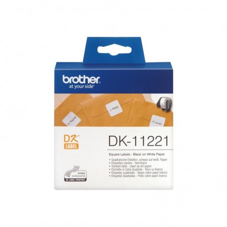 BROTHER DK11221 Taśma Brother Square Paper Label 23MM X 23MM X 1000 BROTHER DK11221 Taśma Brother Square Paper Label 23MM X 23MM X 1000