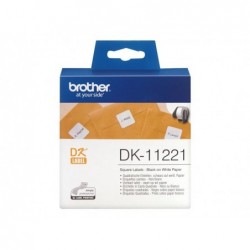 BROTHER DK11221 Taśma Brother Square Paper Label 23MM X 23MM X 1000 BROTHER DK11221 Taśma Brother Square Paper Label 23MM X 23MM X 1000