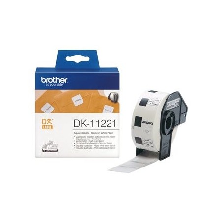 BROTHER DK11221 Taśma Brother Square Paper Label 23MM X 23MM X 1000 BROTHER DK11221 Taśma Brother Square Paper Label 23MM X 23MM X 1000