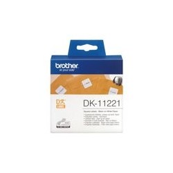 BROTHER DK11221 Taśma Brother Square Paper Label 23MM X 23MM X 1000 BROTHER DK11221 Taśma Brother Square Paper Label 23MM X 23MM X 1000