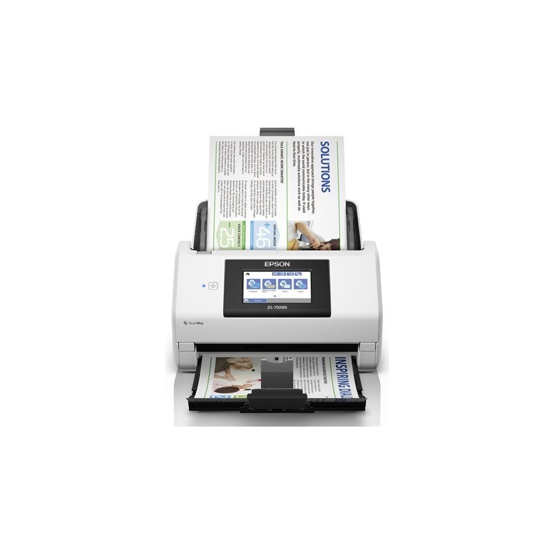 EPSON WorkForce DS-790WN Document scanner Duplex A4 600x600dpi 45ppm mono/45ppm colour ADF 100sheets 7000scans/d USB 3.0 Wi-Fi