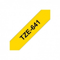BROTHER TZe641 Taśma Brother 18mm BLACK ON YELLOW BROTHER TZe641 Taśma Brother 18mm BLACK ON YELLOW