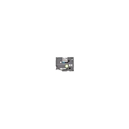 BROTHER TZES251 Tape Brother 24mm BLACK ON WHITE ADHESIVE TAPE BROTHER TZES251 Tape Brother 24mm BLACK ON WHITE ADHESIVE TAPE