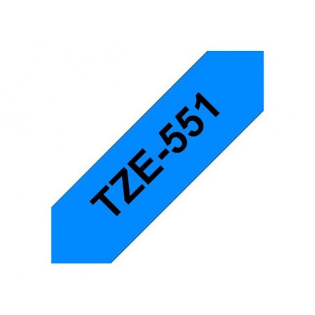 BROTHER TZE551 Taśma Brother 24mm BLACK ON BLUE BROTHER TZE551 Taśma Brother 24mm BLACK ON BLUE