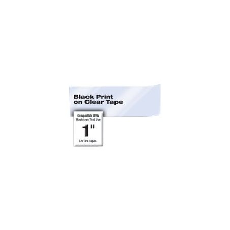 BROTHER TZES151 Taśma Brother 24mm BLACK ON CLEAR ADHESIVE TAPE BROTHER TZES151 Taśma Brother 24mm BLACK ON CLEAR ADHESIVE TAPE
