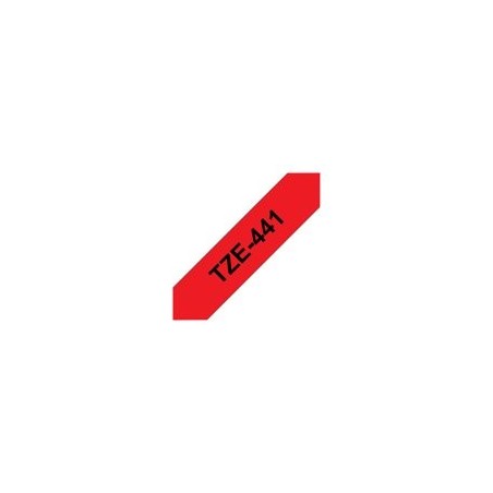 BROTHER TZe441 Taśma Brother 18mm BLACK ON RED BROTHER TZe441 Taśma Brother 18mm BLACK ON RED