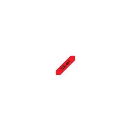 BROTHER TZe441 Taśma Brother 18mm BLACK ON RED BROTHER TZe441 Taśma Brother 18mm BLACK ON RED