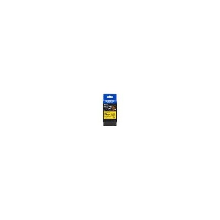 BROTHER TZEFX651 Taśma Brother 24mm BLACK ON YELLOW FLEXIBLE ID BROTHER TZEFX651 Taśma Brother 24mm BLACK ON YELLOW FLEXIBLE ID