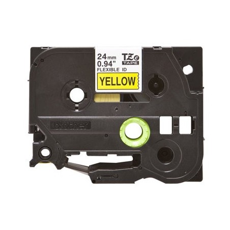 BROTHER TZEFX651 Taśma Brother 24mm BLACK ON YELLOW FLEXIBLE ID BROTHER TZEFX651 Taśma Brother 24mm BLACK ON YELLOW FLEXIBLE ID
