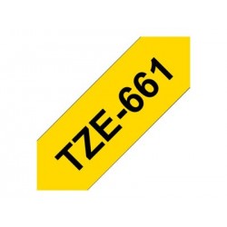 BROTHER TZE661 Taśma Brother 36mm BLACK ON YELLOW BROTHER TZE661 Taśma Brother 36mm BLACK ON YELLOW
