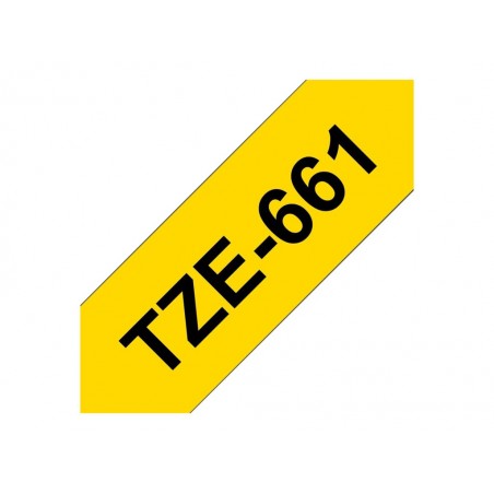 BROTHER TZE661 Taśma Brother 36mm BLACK ON YELLOW BROTHER TZE661 Taśma Brother 36mm BLACK ON YELLOW