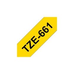 BROTHER TZE661 Taśma Brother 36mm BLACK ON YELLOW BROTHER TZE661 Taśma Brother 36mm BLACK ON YELLOW