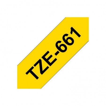 BROTHER TZE661 Taśma Brother 36mm BLACK ON YELLOW BROTHER TZE661 Taśma Brother 36mm BLACK ON YELLOW