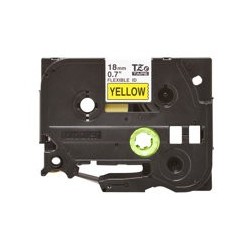 BROTHER TZEFX641 Taśma Brother 18mm BLACK ON YELLOW FLEXIBLE ID BROTHER TZEFX641 Taśma Brother 18mm BLACK ON YELLOW FLEXIBLE ID