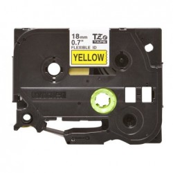 BROTHER TZEFX641 Taśma Brother 18mm BLACK ON YELLOW FLEXIBLE ID BROTHER TZEFX641 Taśma Brother 18mm BLACK ON YELLOW FLEXIBLE ID