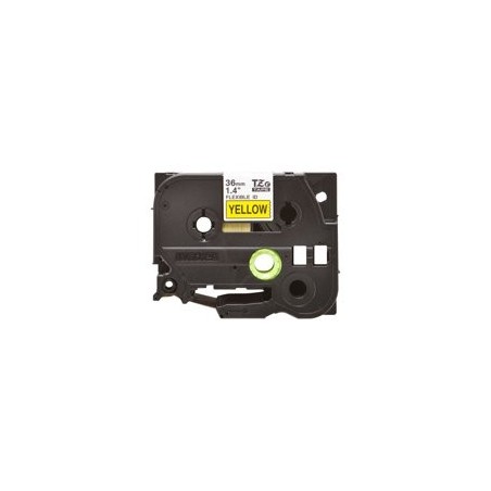 BROTHER TZEFX661 Taśma Brother 36mm BLACK ON YELLOW FLEXIBLE ID BROTHER TZEFX661 Taśma Brother 36mm BLACK ON YELLOW FLEXIBLE ID