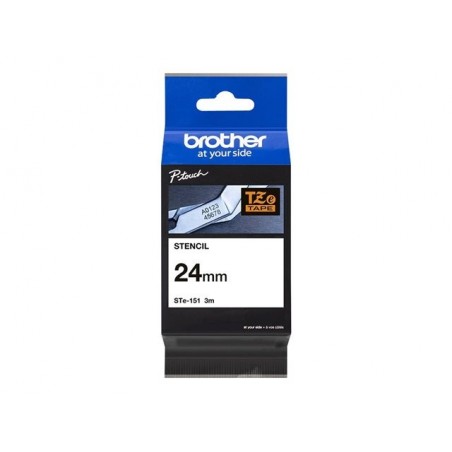 BROTHER STE151 Taśma Brother 24mm STENCIL TAPE BROTHER STE151 Taśma Brother 24mm STENCIL TAPE
