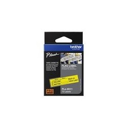 BROTHER FLE6511 21MMX45MM BLCK ON YELL FLAG TAPE BROTHER FLE6511 21MMX45MM BLCK ON YELL FLAG TAPE