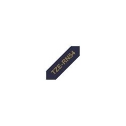 BROTHER P-Touch 24mm dark blue/gold ribbon tape