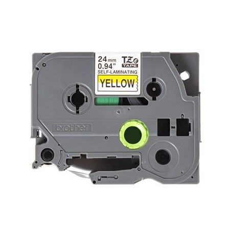 BROTHER TZeSL651 tape Black on Yellow 24mm BROTHER TZeSL651 tape Black on Yellow 24mm