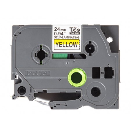 BROTHER TZeSL651 tape Black on Yellow 24mm BROTHER TZeSL651 tape Black on Yellow 24mm