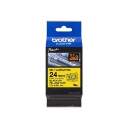 BROTHER TZeSL651 tape Black on Yellow 24mm BROTHER TZeSL651 tape Black on Yellow 24mm