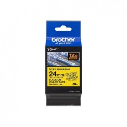 BROTHER TZeSL651 tape Black on Yellow 24mm BROTHER TZeSL651 tape Black on Yellow 24mm