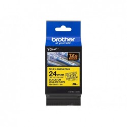 BROTHER TZeSL651 tape Black on Yellow 24mm BROTHER TZeSL651 tape Black on Yellow 24mm