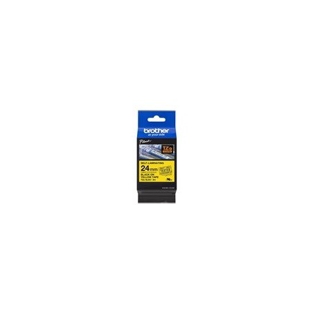 BROTHER TZeSL651 tape Black on Yellow 24mm BROTHER TZeSL651 tape Black on Yellow 24mm